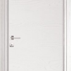 Porta battente da interno reversibile, 80x210 cm (Frassino bianco)